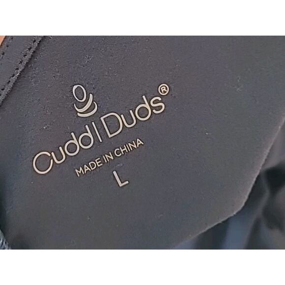 Cuddl Duds Oxford Navy Flexwear Wide Leg Jumpsuit | Women’s Large - Picture 6 of 12